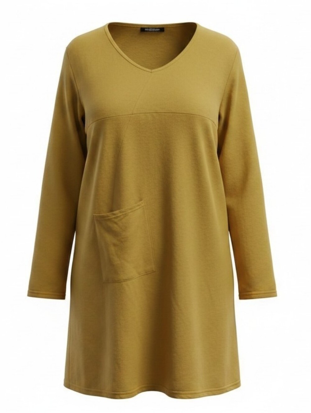 ZANZEA | Mustard Yellow Sweatshirt Dress‎ Tunic | 4X (Fits Like 2X)